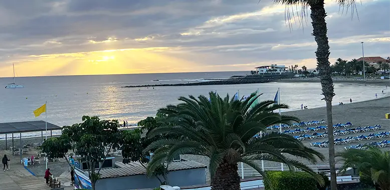 Playa de las Vistas, Los Cristianos, Tenerife sud