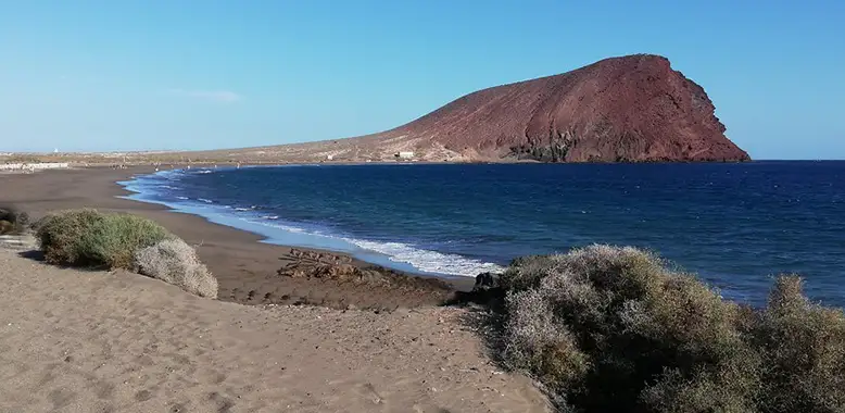 Playa Montaña Roja al Médano